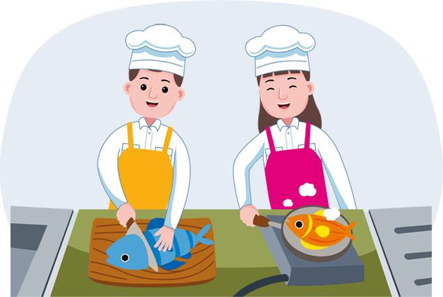 Illustration cuisine mobile